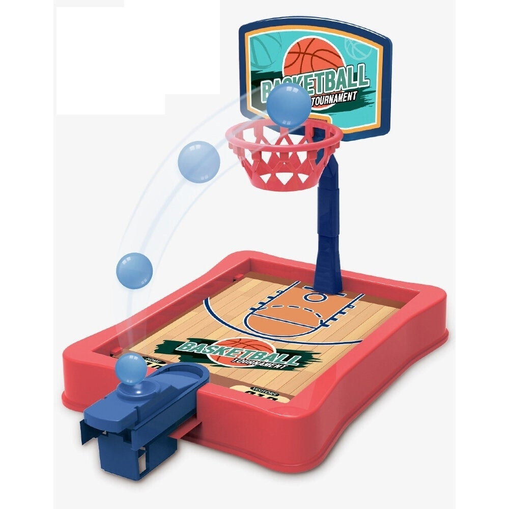 Mini Board Game Finger Ejection Basketball Machine Parent-child Interactive Table Decompression Shooting Puzzle Toy Image 2