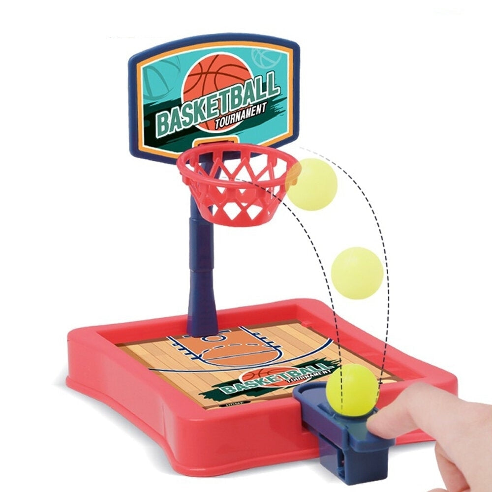 Mini Board Game Finger Ejection Basketball Machine Parent-child Interactive Table Decompression Shooting Puzzle Toy Image 4