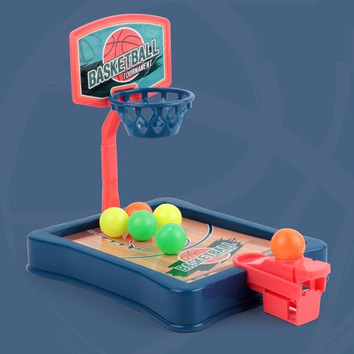 Mini Board Game Finger Ejection Basketball Machine Parent-child Interactive Table Decompression Shooting Puzzle Toy Image 1