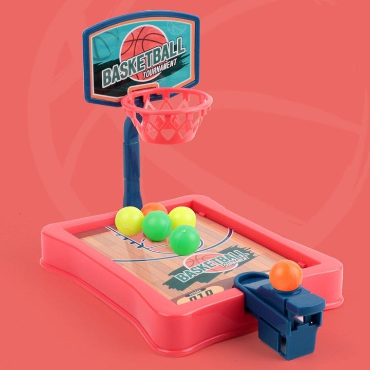 Mini Board Game Finger Ejection Basketball Machine Parent-child Interactive Table Decompression Shooting Puzzle Toy Image 1