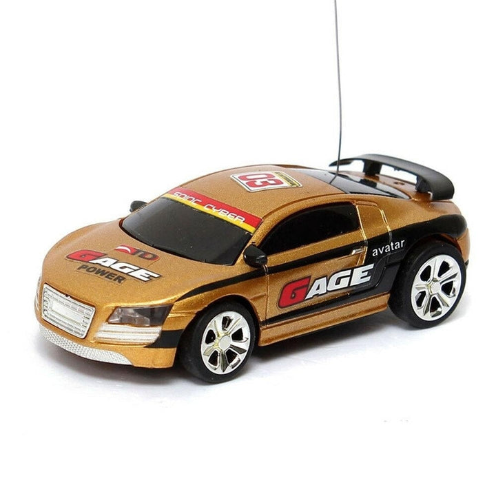 Mini Can Remote Radio Control Racing RC Car Vehicles Model LED Light Image 1