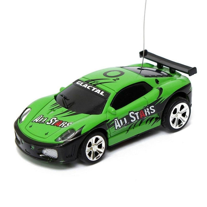 Mini Can Remote Radio Control Racing RC Car Vehicles Model LED Light Image 1