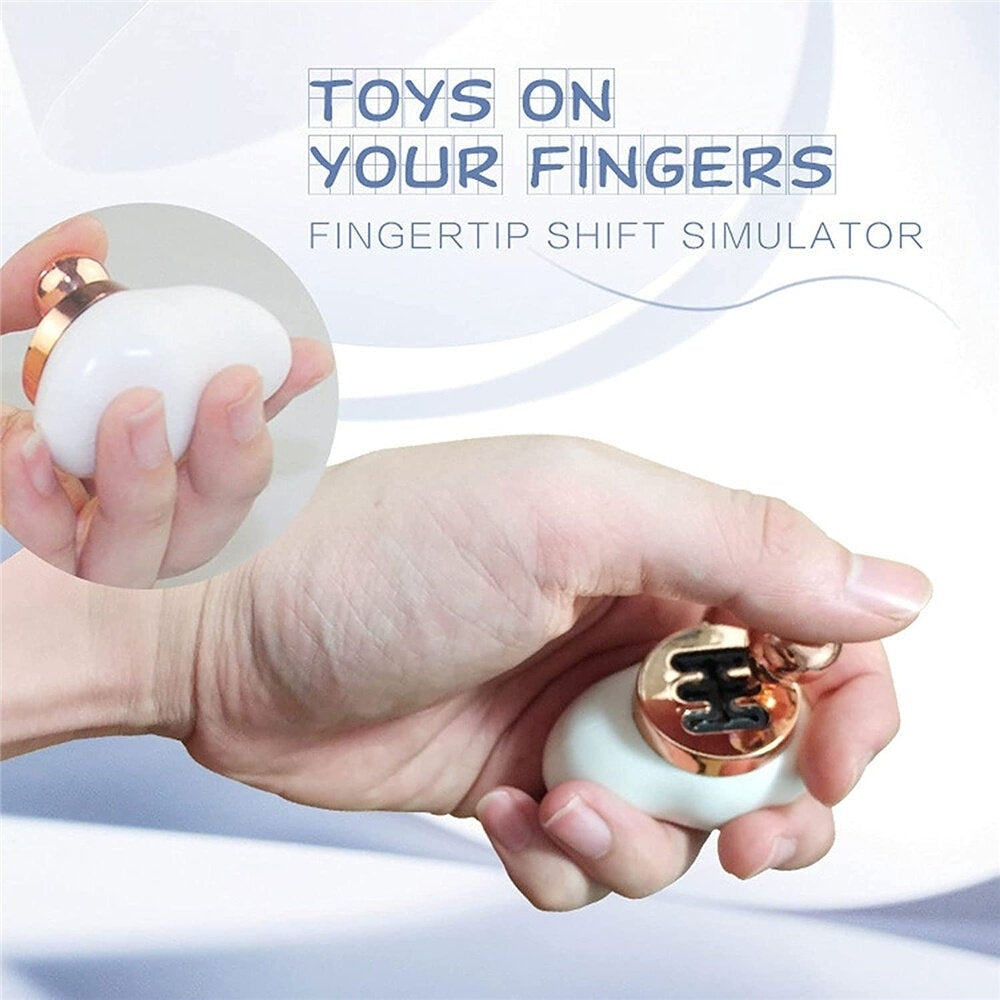 Mini Fingertips Decompression Artifact Simulation Car Changing Gear Manual Shift Novelty Anti-Stress Fidget Toys Spinner Image 2