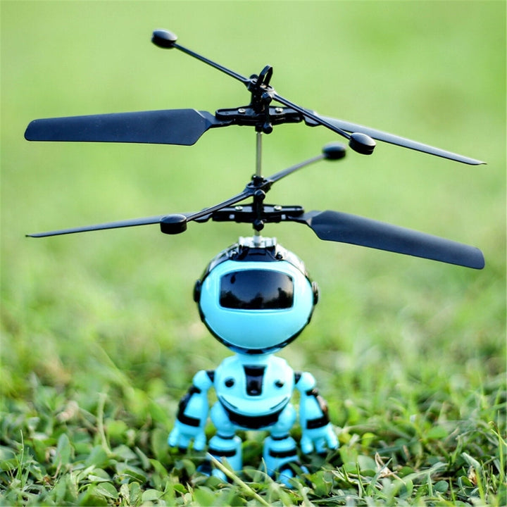 Mini LED Light Up Infrared Induction Drone Rechargeable Flying Unicorn Toy Hand-controlled Toys for Kids Gift Image 3