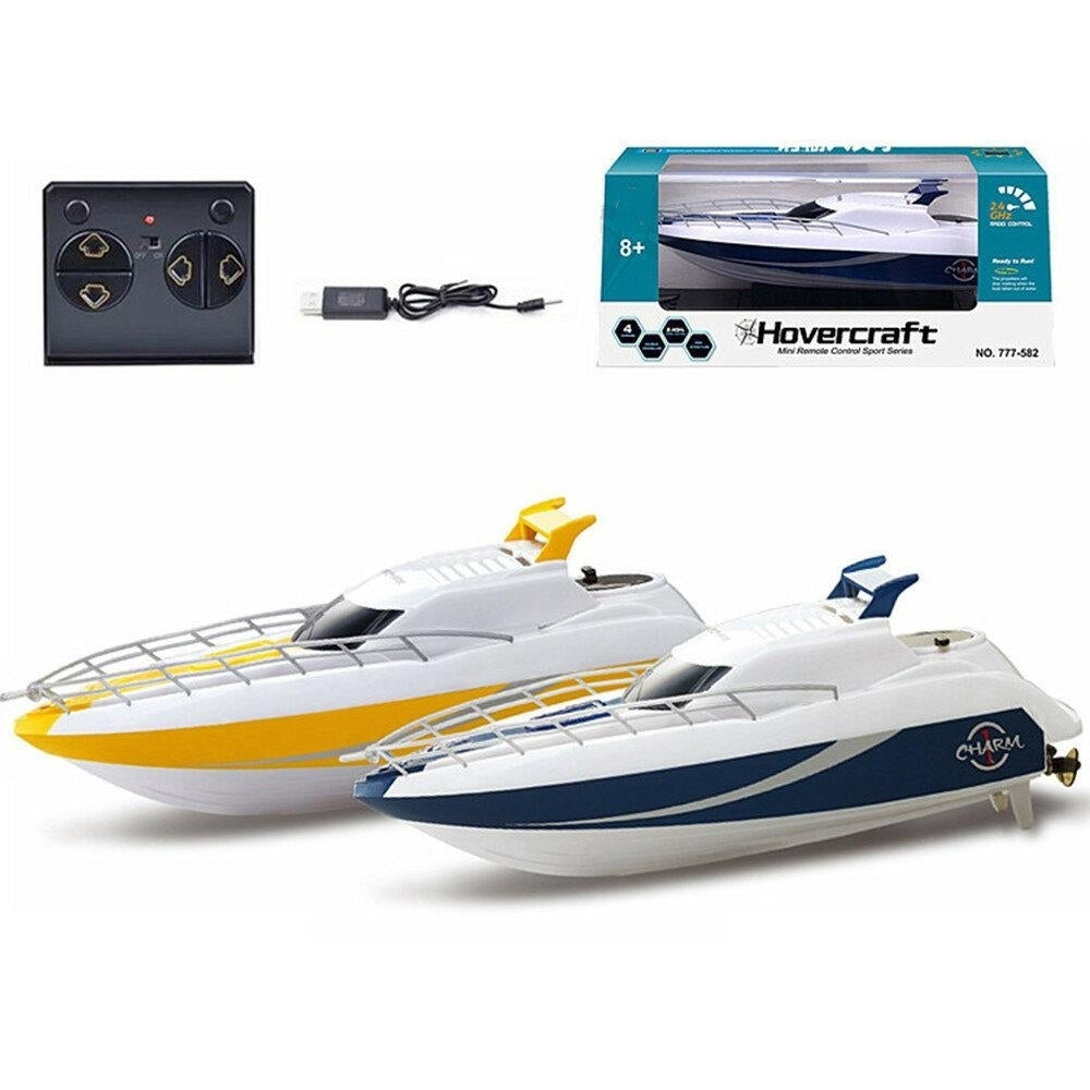 Mini RC Boat Toy High Speed Racing For Children Models Control Remote Kids Gift Image 3