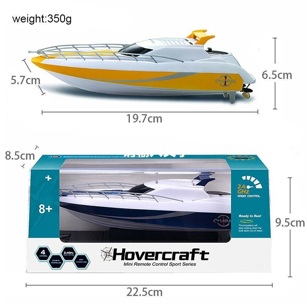 Mini RC Boat Toy High Speed Racing For Children Models Control Remote Kids Gift Image 4