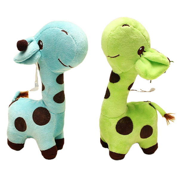 Multicolored Cartoon Plush Giraffe Sika Deer Stuffed Toys Kids Gift Image 2