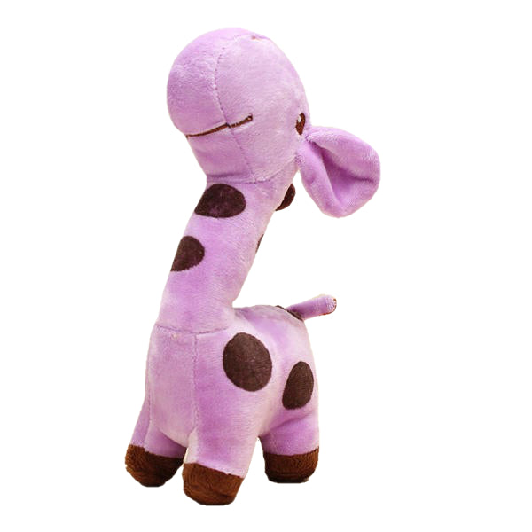 Multicolored Cartoon Plush Giraffe Sika Deer Stuffed Toys Kids Gift Image 4