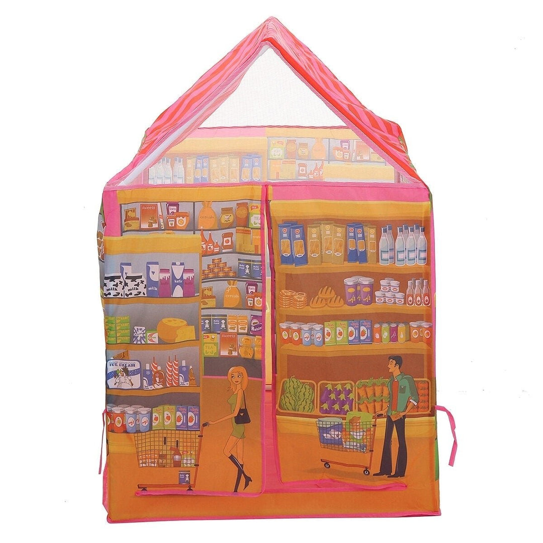 Multi-style Simulation Cartoon Polyester Safety Material Easy Set Up Kids Play Tent Toy for Indoor and Outdoor Game Image 1
