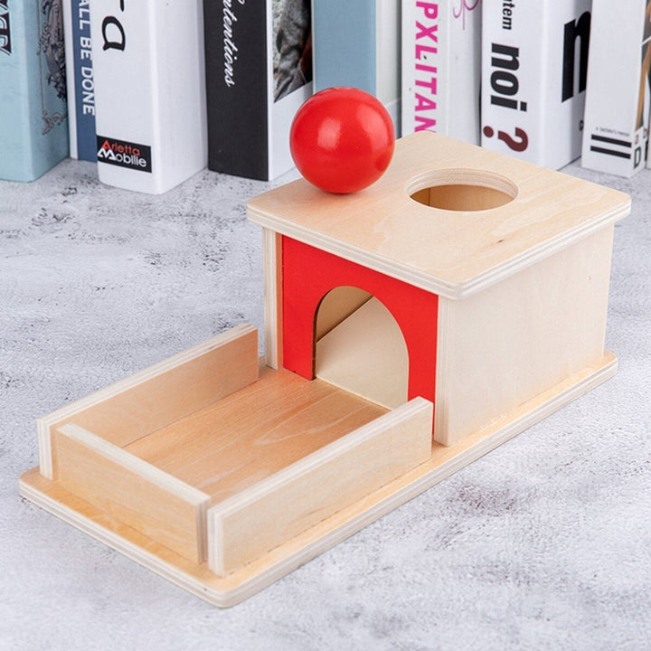Montessori Object Permanence Box Wooden Permanent Box Practical Learning Educational Toy for Kids Gift Image 4