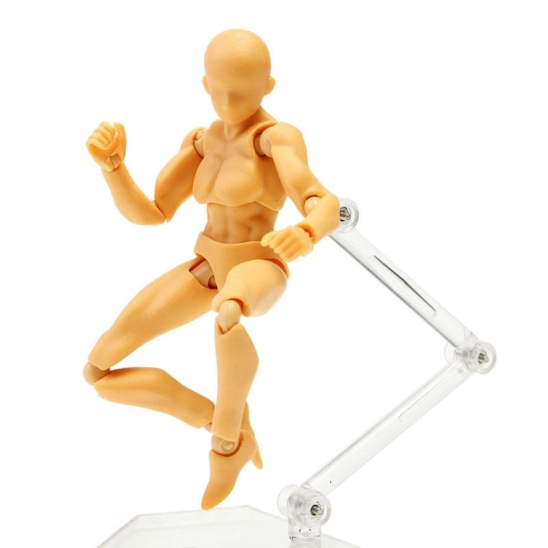 Movable Anime Model DIY Figma Male Skin Color Figure Figma Archetype Doll 13cm PVC Doll Toy Image 1