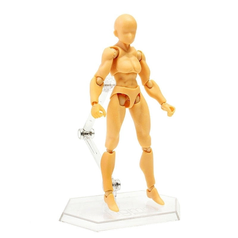 Movable Anime Model DIY Figma Male Skin Color Figure Figma Archetype Doll 13cm PVC Doll Toy Image 2