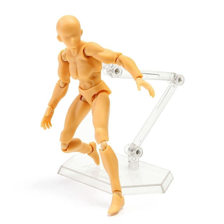 Movable Anime Model DIY Figma Male Skin Color Figure Figma Archetype Doll 13cm PVC Doll Toy Image 3