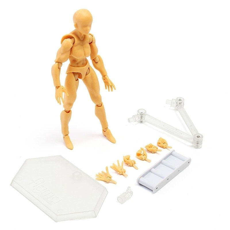 Movable Anime Model DIY Figma Male Skin Color Figure Figma Archetype Doll 13cm PVC Doll Toy Image 9