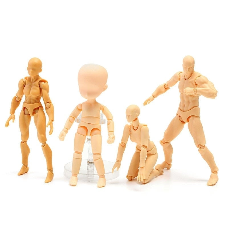 Movable Anime Model DIY Figma Male Skin Color Figure Figma Archetype Doll 13cm PVC Doll Toy Image 11