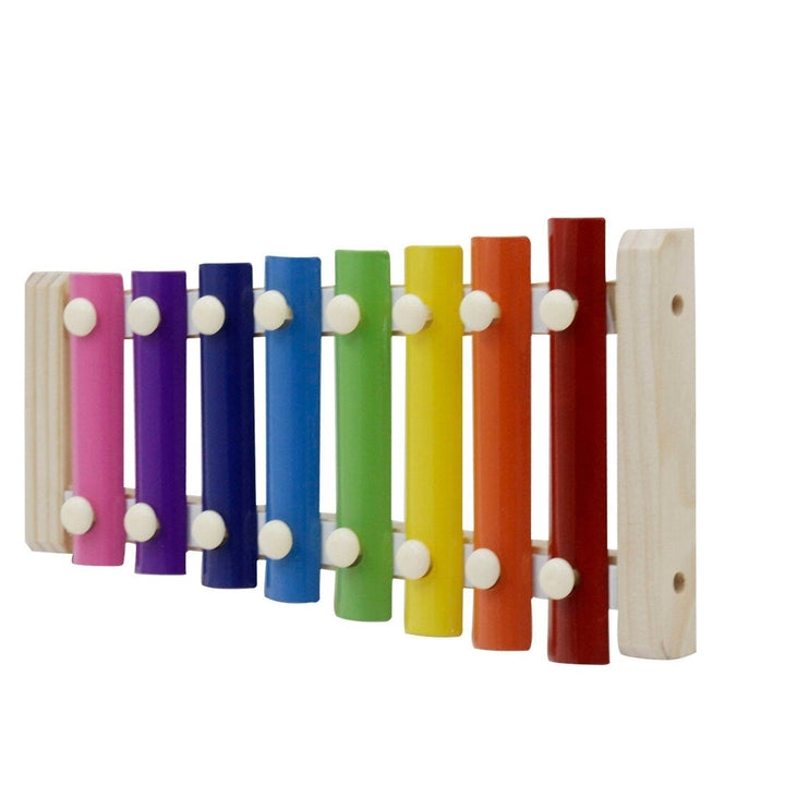Musical Instrument 8 Tone Hand Knock Xylophone Aluminum Piano for Children Educational Toy Image 3