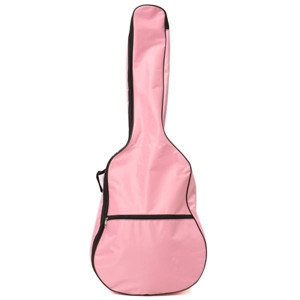 Nylon Pink Guitar Shoulder Hand Bag For Folk Acoustic Guitar 39 40 41 Inch Image 2