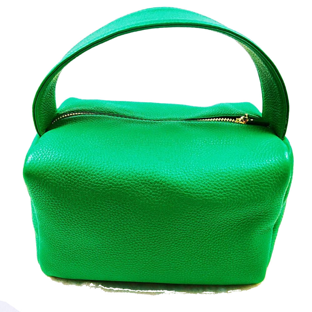 Natural Cowhide Wide Handbags Genuine Leather Office Mobile Phone Pockets Women Handbag fine Portable Bags Image 7
