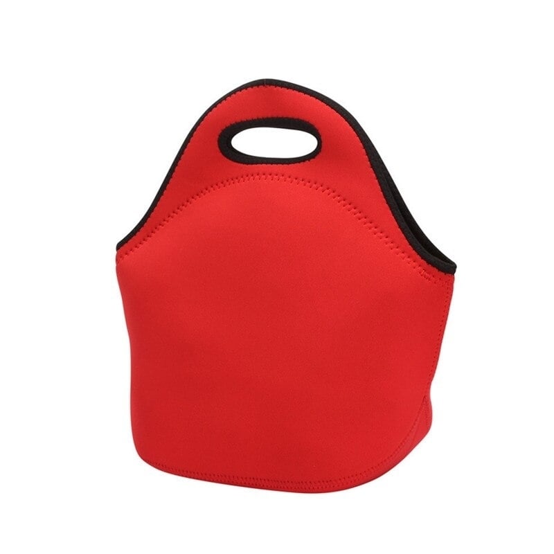 Neoprene Thermal Lunch Bag Waterproof Food Small Beverage Bento Box Storage Tote Bag Image 1