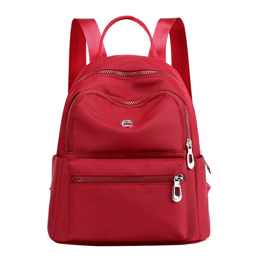 Designer Nylon Backpack Teenager Students Solid Color Mochila High School Bag Women Travel Girls Shoulder Image 7