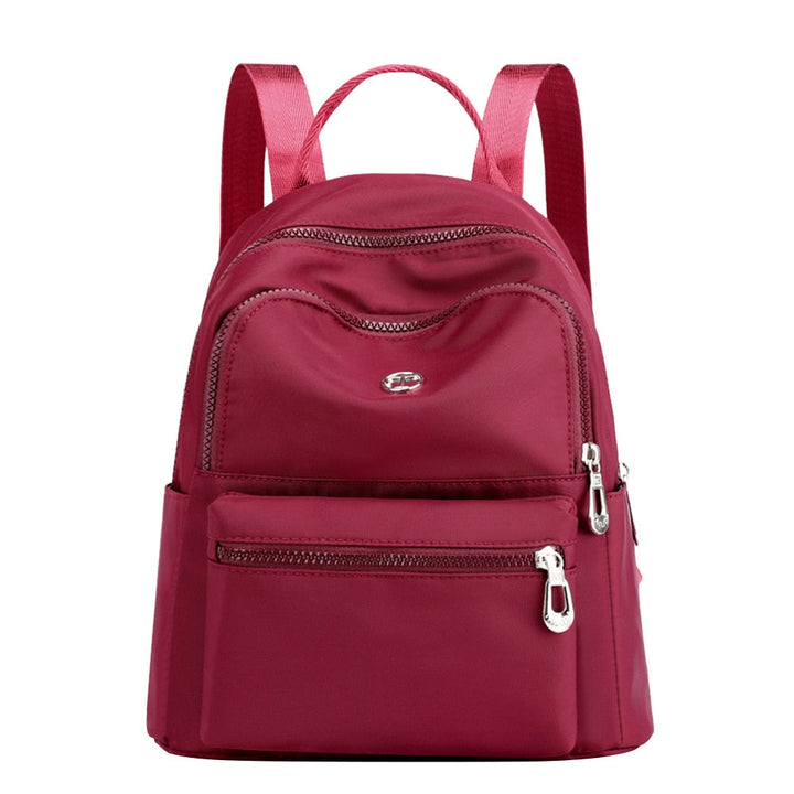 Designer Nylon Backpack Teenager Students Solid Color Mochila High School Bag Women Travel Girls Shoulder Image 8