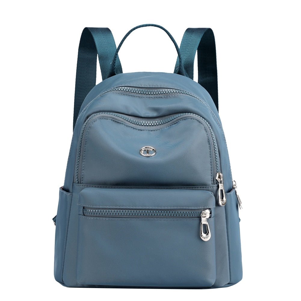 Designer Nylon Backpack Teenager Students Solid Color Mochila High School Bag Women Travel Girls Shoulder Image 10