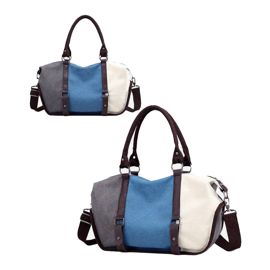 fashion Mosaic canvas women shoulder bagcasual large capacity cross-slung tote bag Image 8
