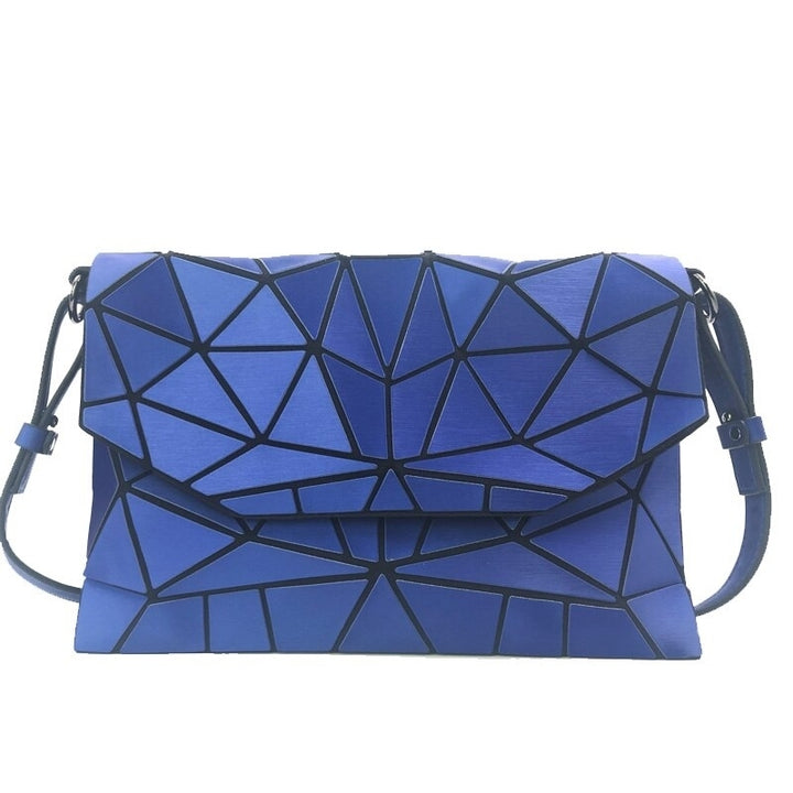 New Geometric Evening Bag Women Chain Shoulder Bags Girls Folding Handbags And Purse Luminous Casual Clutch Messenger Image 1