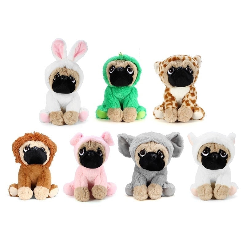 Soft Cuddly Dog Toy in Fancy Dress Super Cute Quality Stuffed Plush Toy Kids Gift Image 1