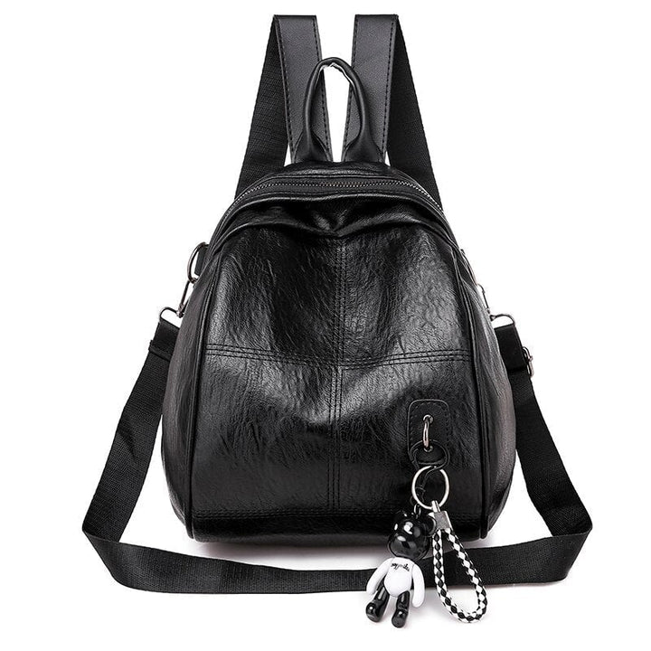 Waterproof Nylon Women Backpack Zipper School Bags For Teenagers Girls Small Pendant Female Multifunction Rucksack Image 1