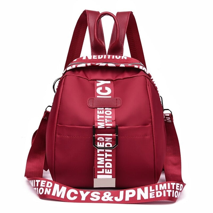 Waterproof Nylon Women Backpack Zipper School Bags For Teenagers Girls Small Pendant Female Multifunction Rucksack Image 7