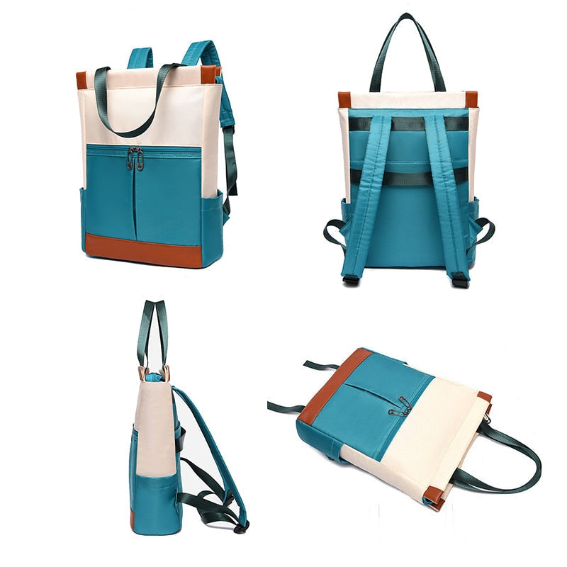 Oxford Waterproof Women Backpack Laptop Large Capacity Shoulder Bags Female Backpack Brand Satchel Travel Bag Image 3