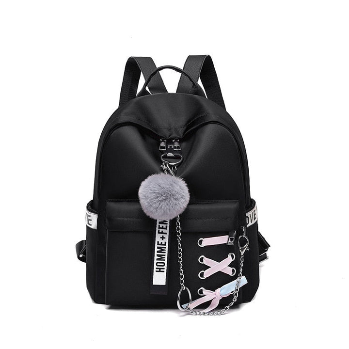 Oxford Women Backpacks Waterproof Female Shoulder Backpack Fashion Teenage Girls School Bags Retro Girl Book Bag Image 8