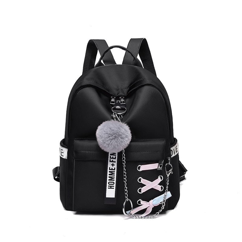 Oxford Women Backpacks Waterproof Female Shoulder Backpack Fashion Teenage Girls School Bags Retro Girl Book Bag Image 1