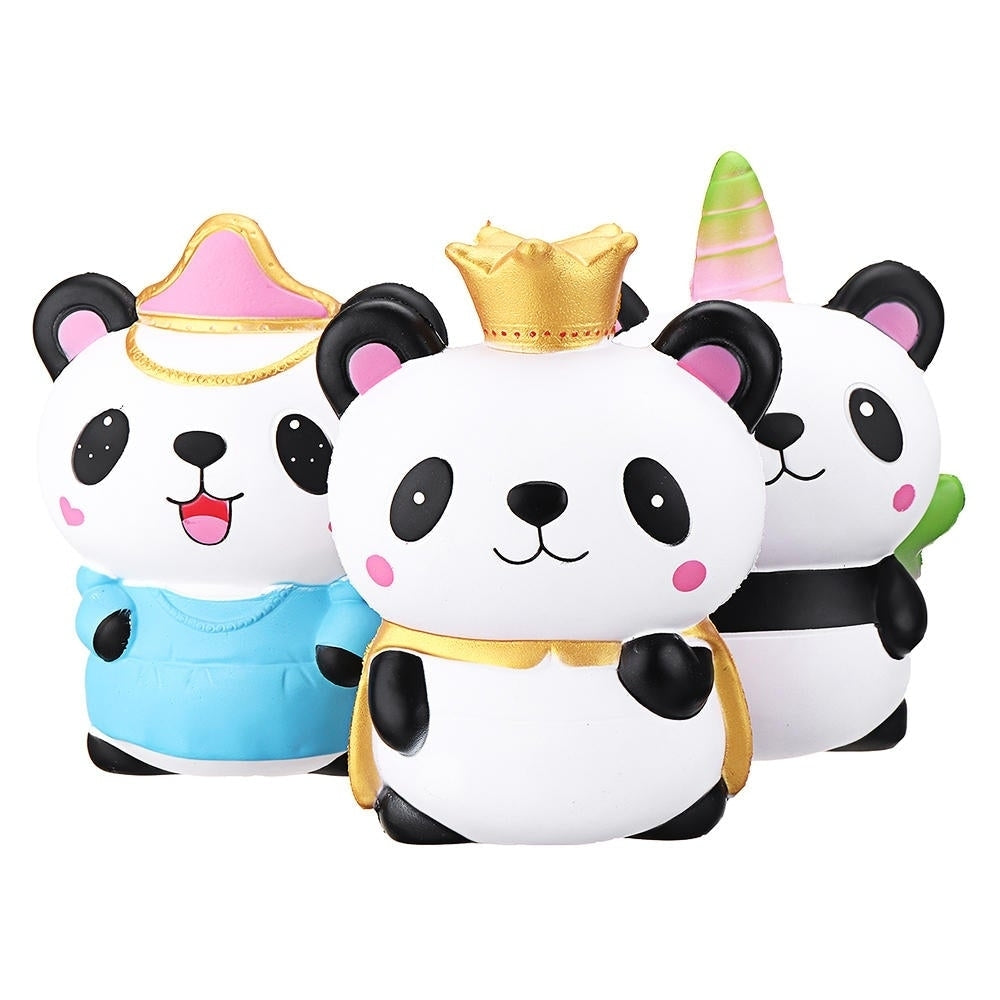 Panda Squishy Kawaii Animal Family Slow Rising Rebound Jumbo 24cm Toys Gift Decor Image 1