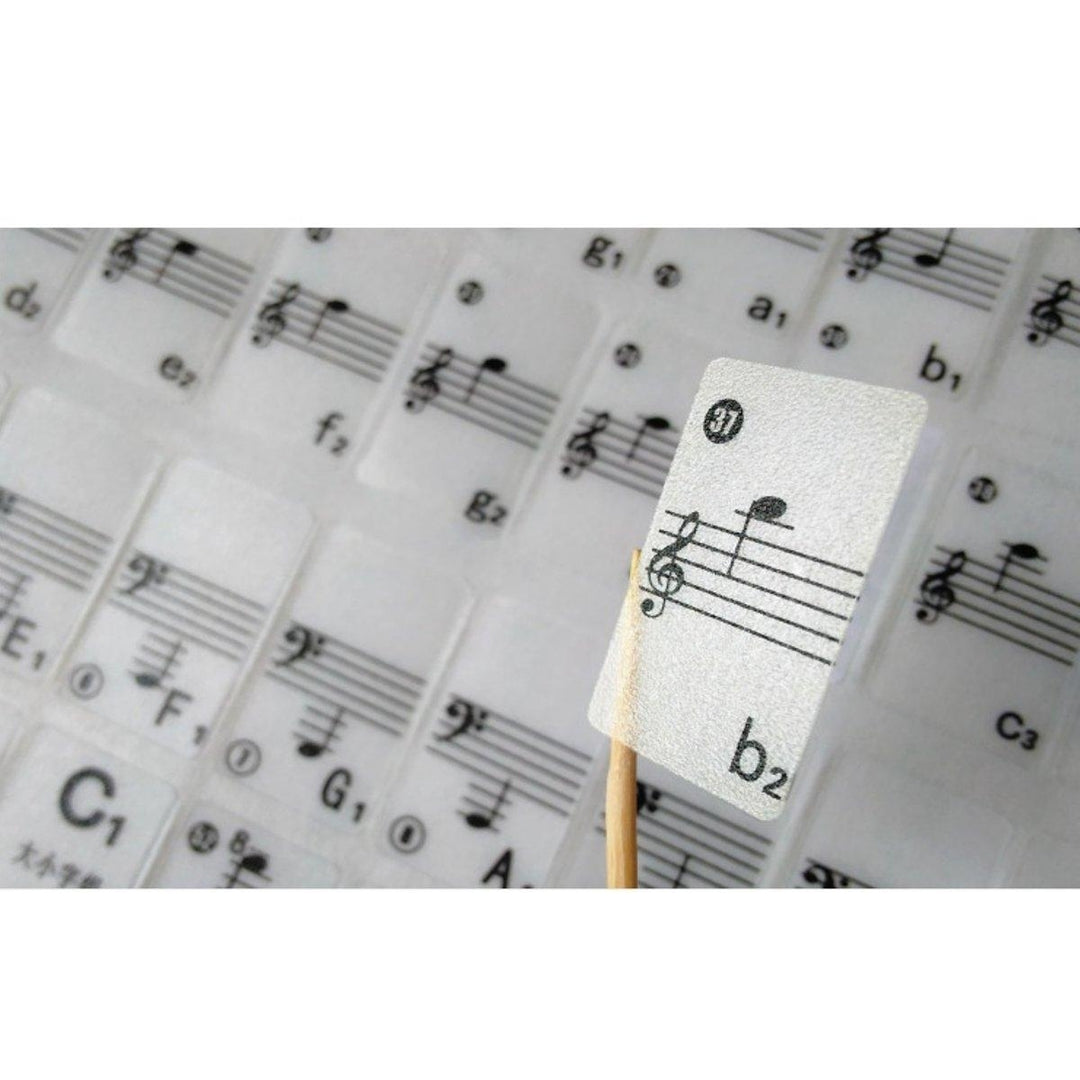 Piano Keyboard Musical Note Sticker for 61 Keys Electronic Keyboard Piano Image 3