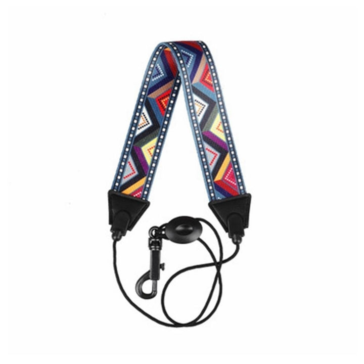 Polyester ABS leather Diamond Pattern Shoulder Strap Neckband for Saxophone Accessories Image 3