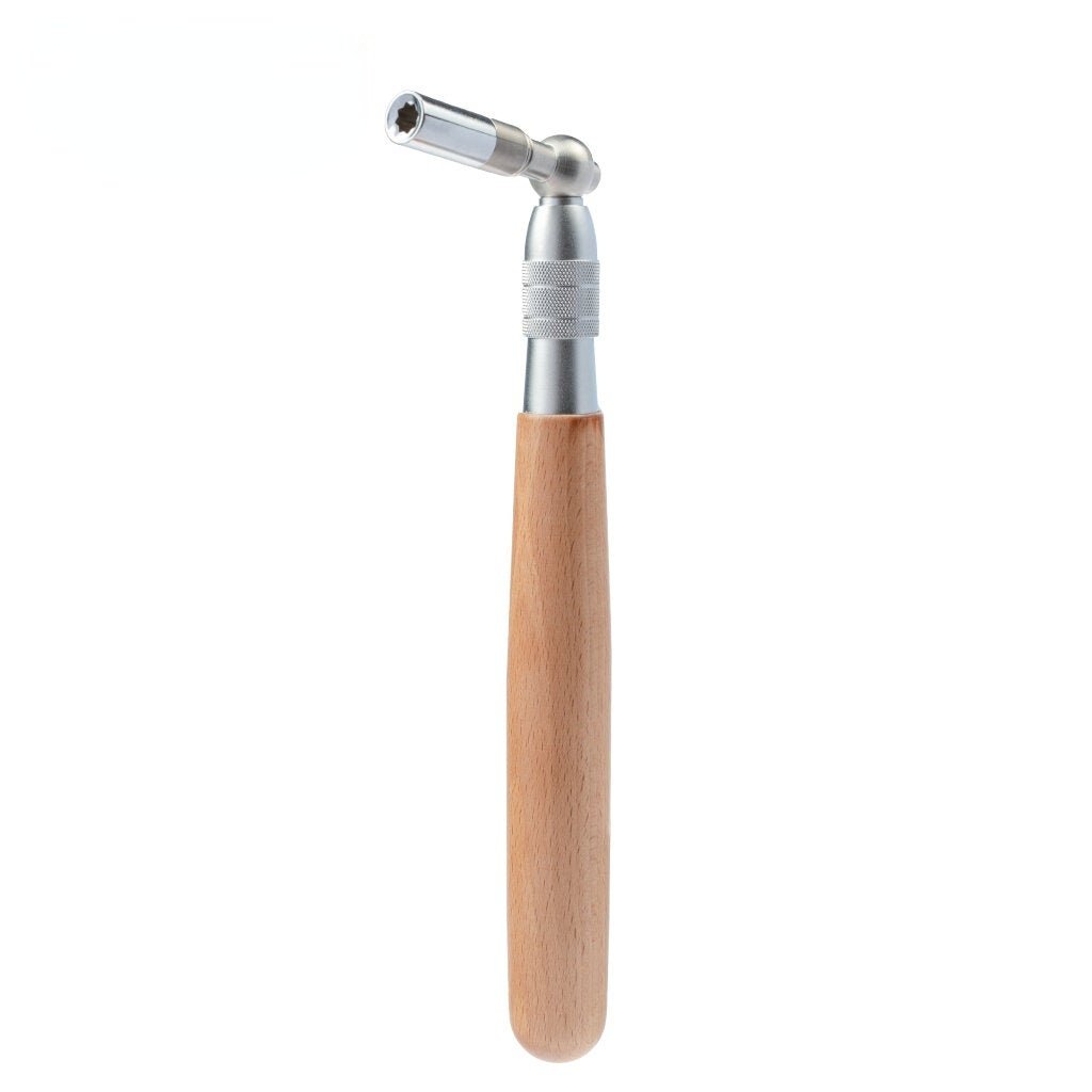 Professional Piano Wrench Maple Wood Handle Stainless Steel Hammer Tuner Tools Tuning Tool Image 1
