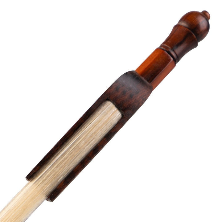 Professional Violin,Fiddle Bow 4,4 Snakewood Baroque Style Frog White Mongolia Horsehair Well Balance Image 3