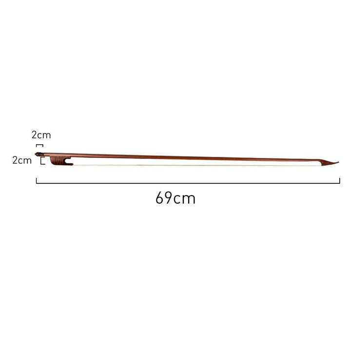 Professional Violin,Fiddle Bow 4,4 Snakewood Baroque Style Frog White Mongolia Horsehair Well Balance Image 4