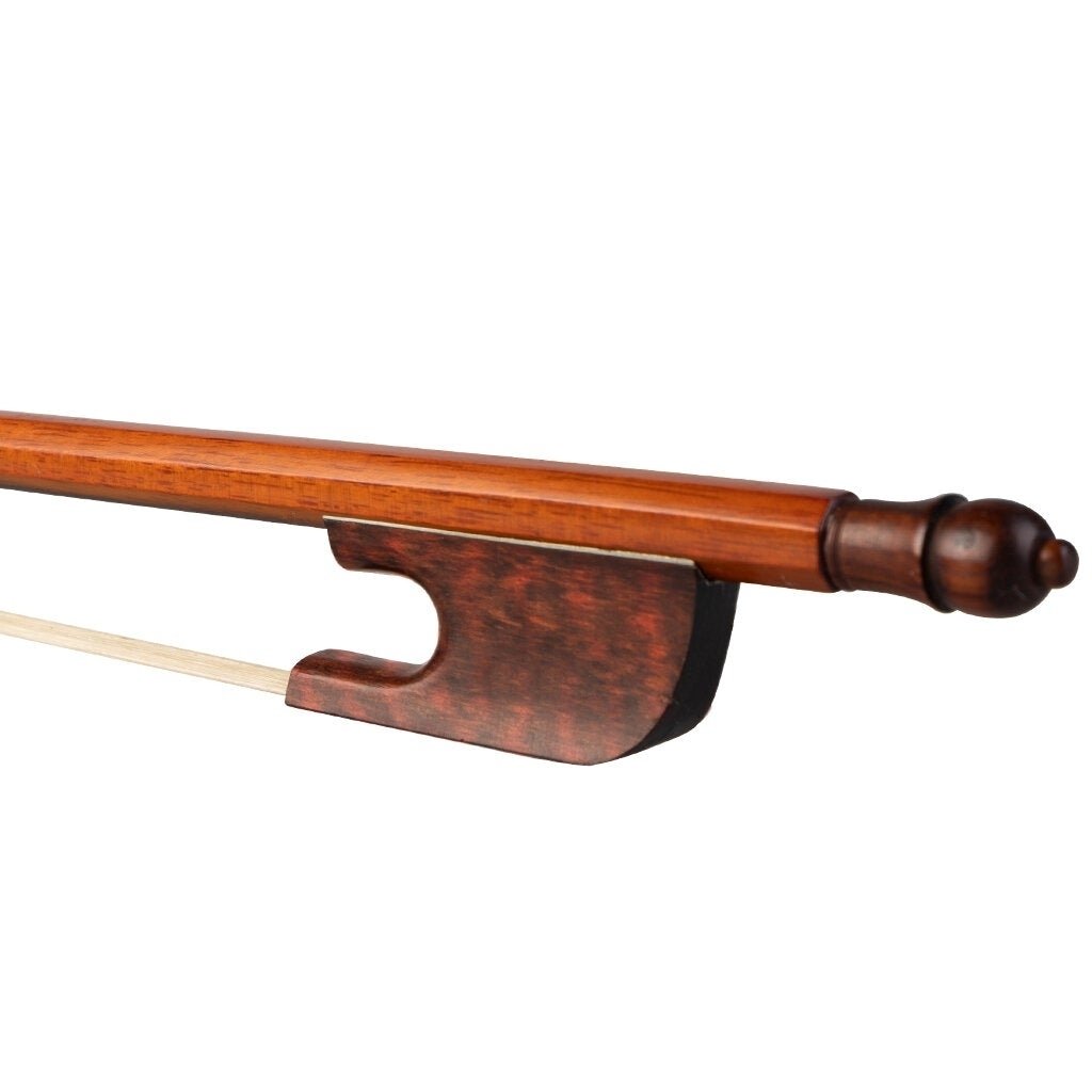 Professional Violin,Fiddle Bow 4,4 Snakewood Baroque Style Frog White Mongolia Horsehair Well Balance Image 4