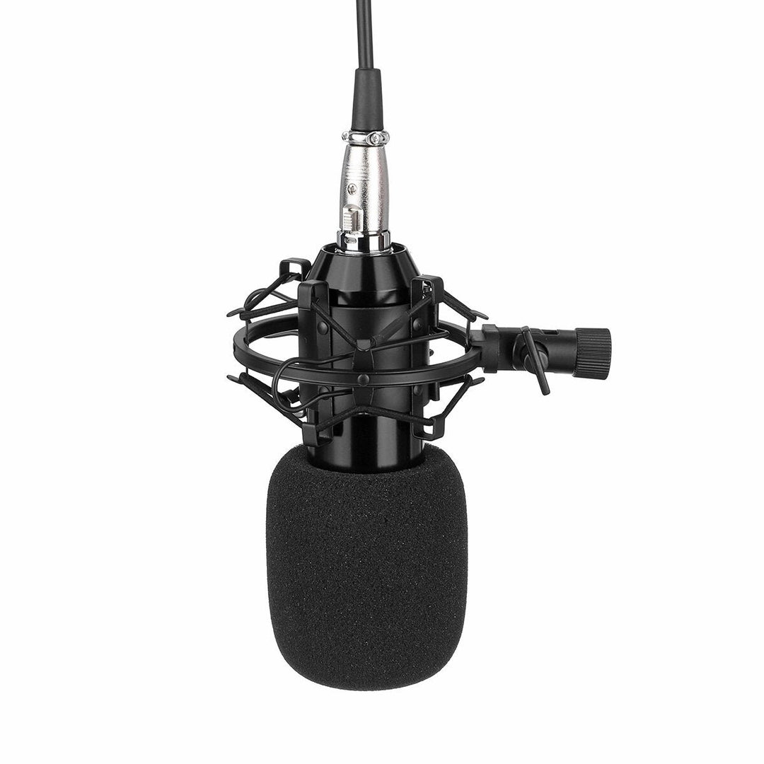 Pro Condenser Microphone Kit Studio Suspension Boom Scissor Arm Stand with Fliter Image 3