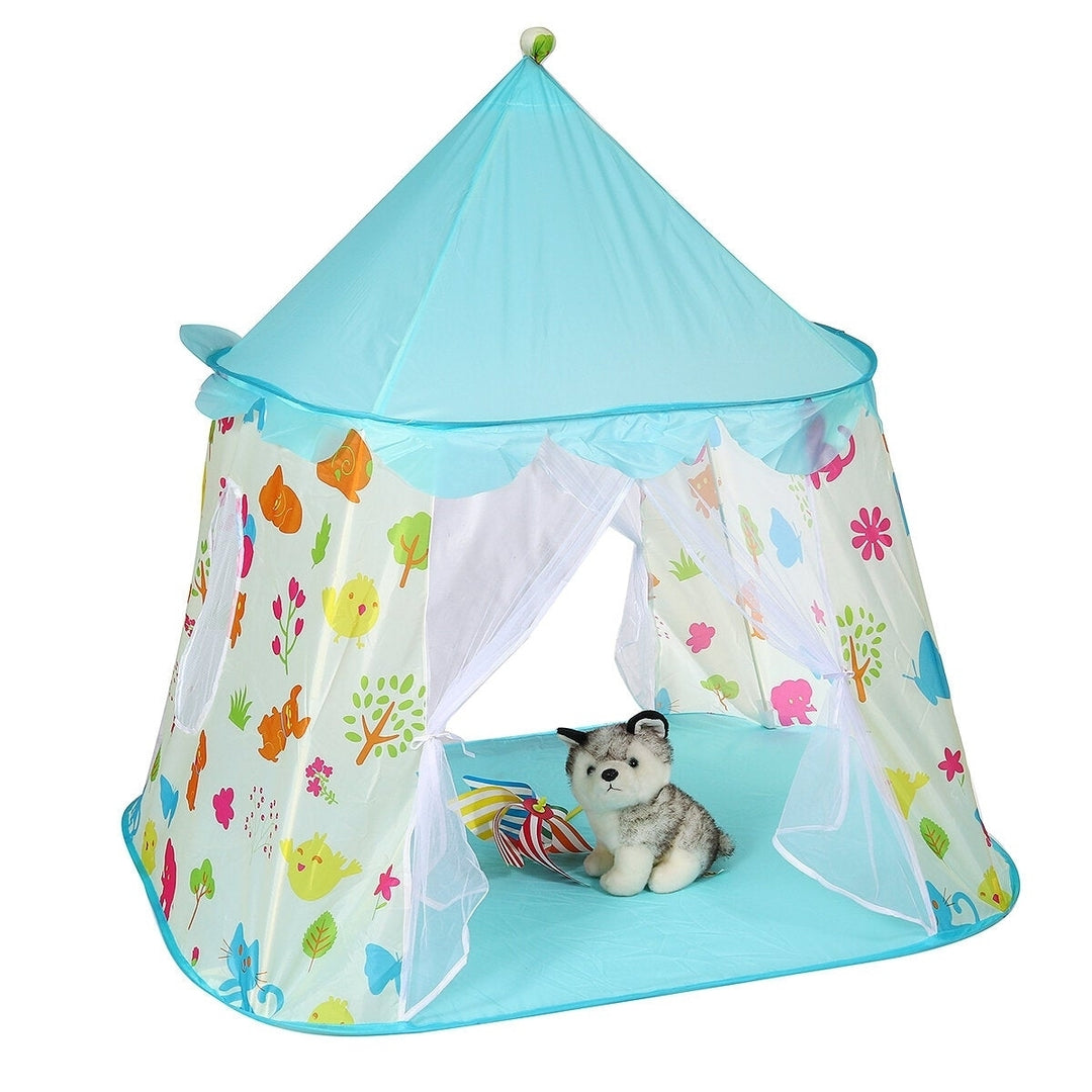 Princess Castle Large Play Tent Kids Play House Portable Kids Tents for Girl Outdoor Indoor Tent Image 7