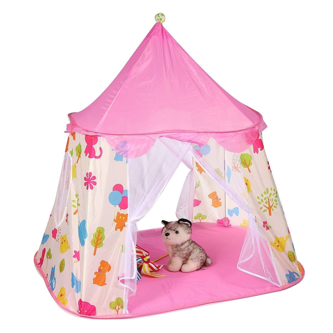 Princess Castle Large Play Tent Kids Play House Portable Kids Tents for Girl Outdoor Indoor Tent Image 8