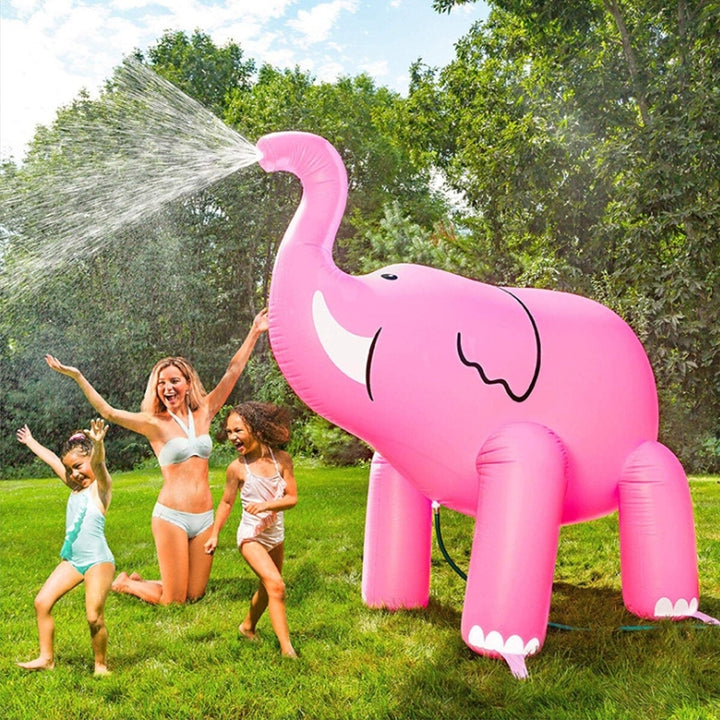 PVC Elephant Sprinkler Inflatable Simulation Toys Water-jet for Children Kids Outdoor Fun Pool Swim Water Play Toys Image 6