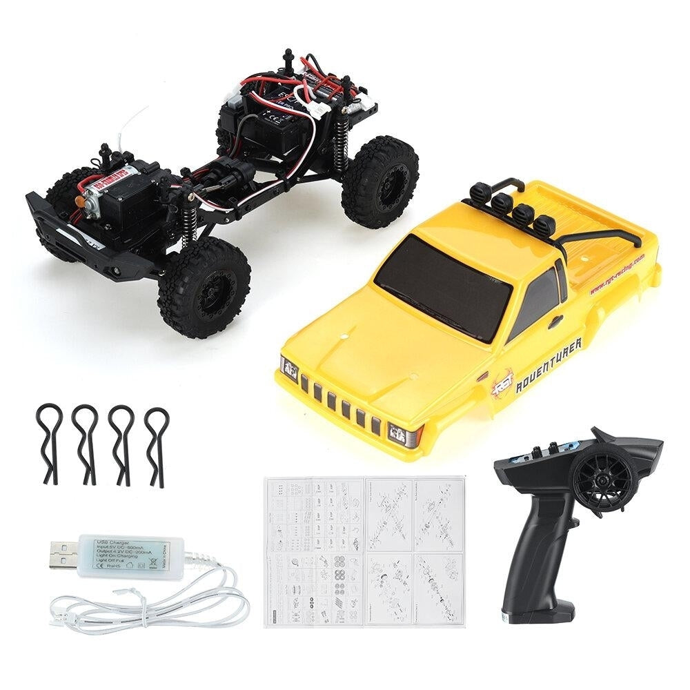 RC Car 4WD 4x4 Lipo mini Monster Off Road Truck RTR Rock Crawler With Lights Image 8