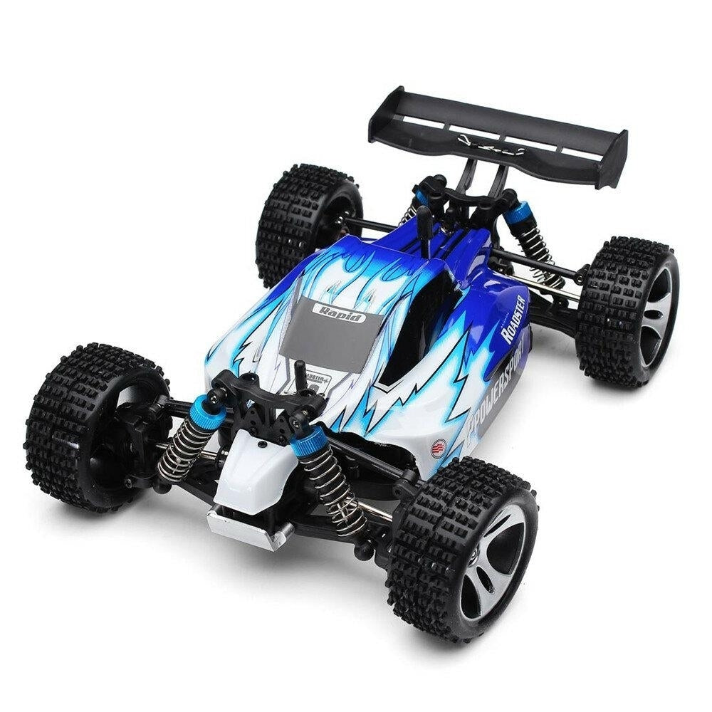 Rc Car with 2 Batteries Version 1,18 2.4G 4WD 50km,h Off Road Truck RTR Toy Image 2