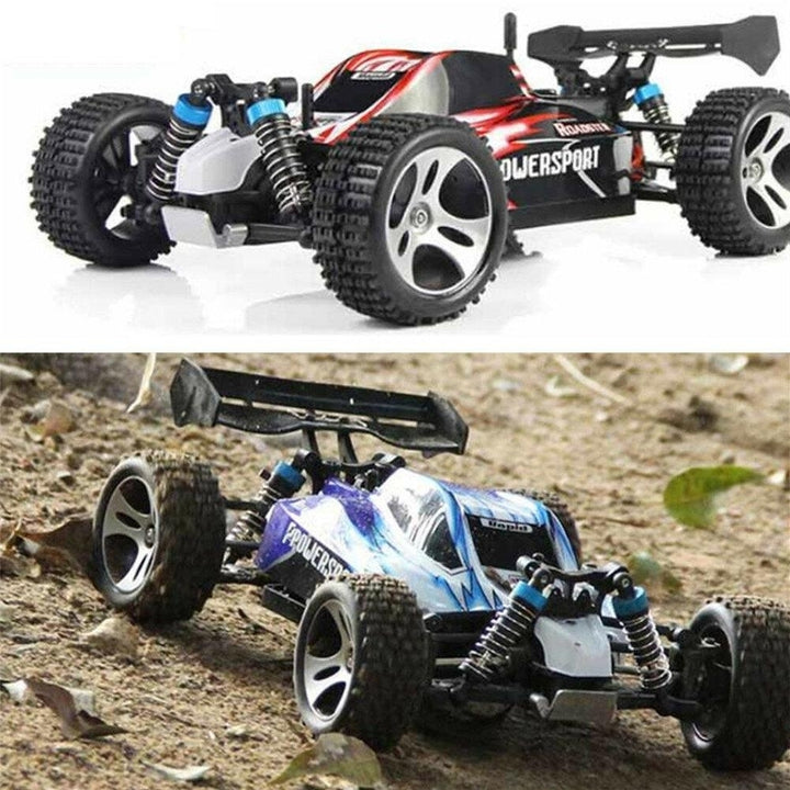 Rc Car with 2 Batteries Version 1,18 2.4G 4WD 50km,h Off Road Truck RTR Toy Image 3