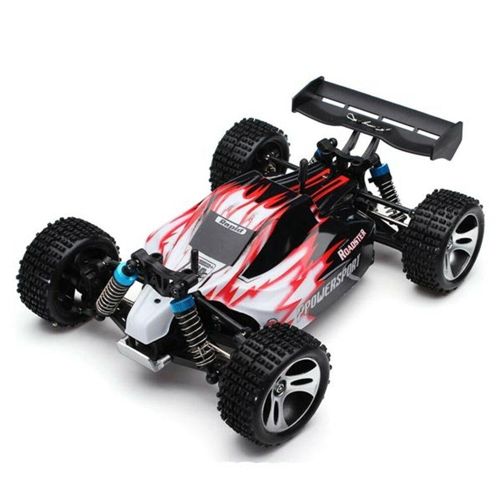 Rc Car with 2 Batteries Version 1,18 2.4G 4WD 50km,h Off Road Truck RTR Toy Image 6