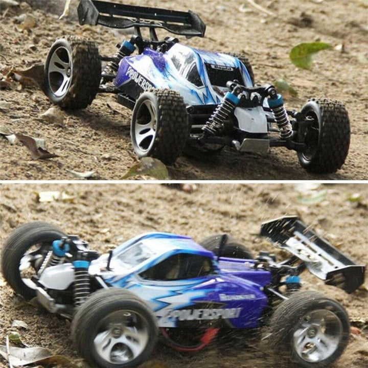 Rc Car with 2 Batteries Version 1,18 2.4G 4WD 50km,h Off Road Truck RTR Toy Image 10